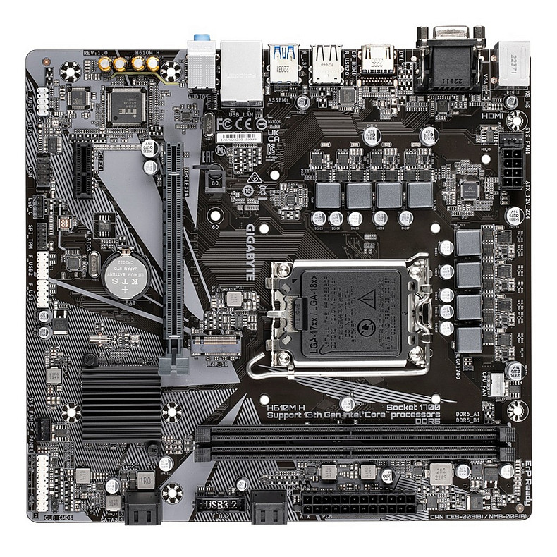 Материнська плата Gigabyte H610M H Socket 1700