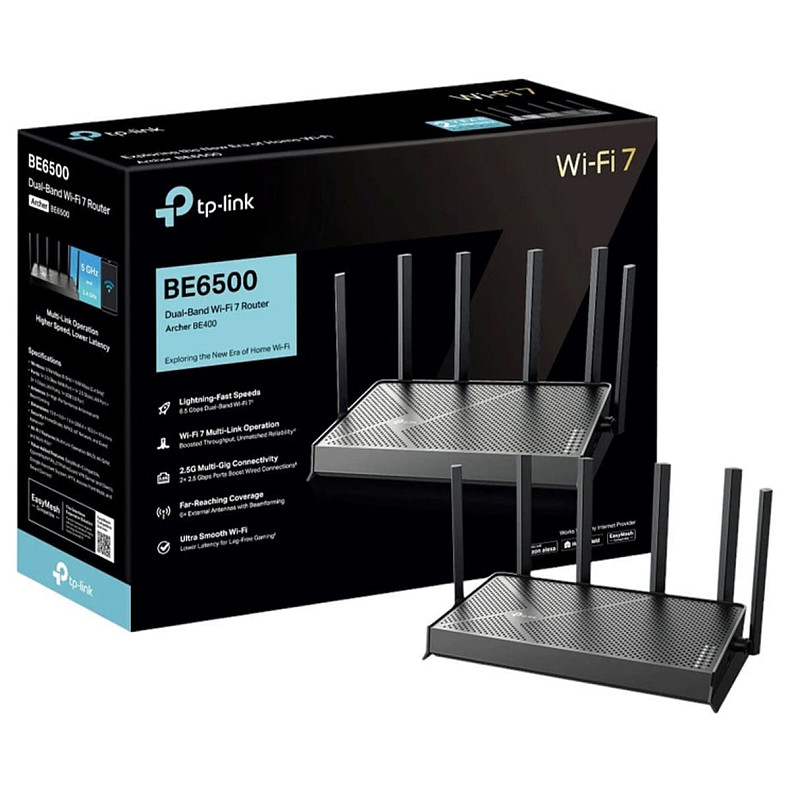 Wi-Fi роутер TP-Link Archer BE400