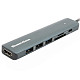 USB-хаб PowerPlant Blueendless USB Type-C to HDMI 3xUSB Type-A SD TF USB Type-C PD100W (CA913848)