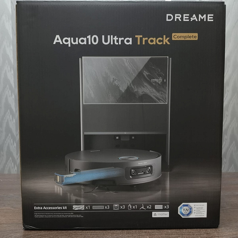 Робот-пилосос миючий Dreame Aqua 10 Ultra Track Complete Black -- Уцінка