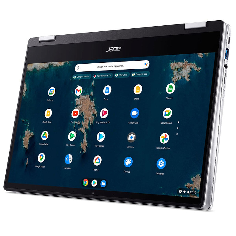 Ноутбук Acer Chromebook Spin CP314-1HN 14" FHD IPS Touch, Intel P N6000, 8GB, F128GB, UMA, ChromeOS,