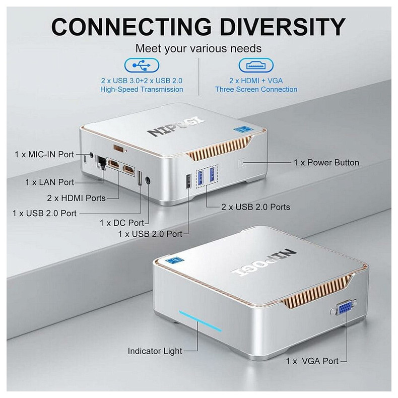 Неттоп AceMagician GK3 Pro (665878534790)