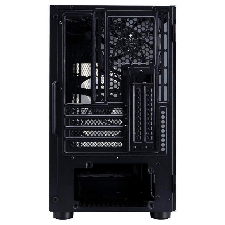 Корпус 1stPlayer D3-A-BK-1F7-14-1F7 Black без БП