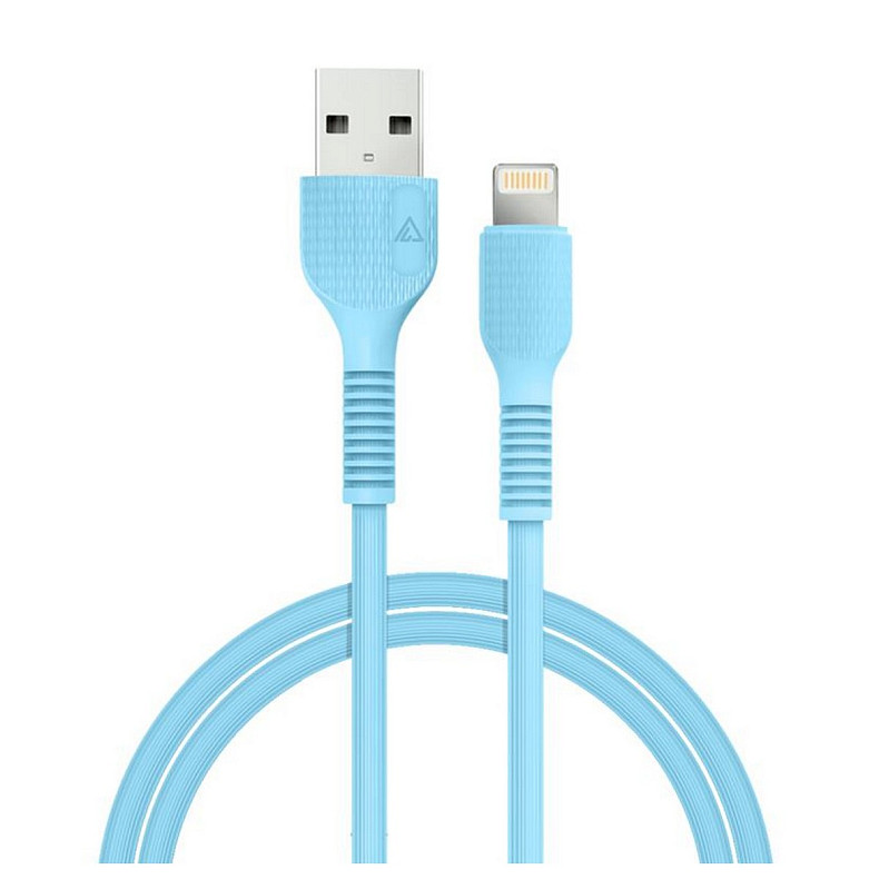 Кабель ACCLAB AL-CBCOLOR-L1BL USB-Lightning 1.2м Blue (1283126518188)