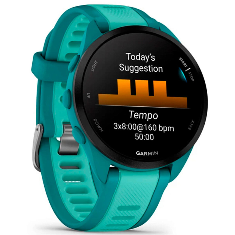 Спортивний годинник GARMIN Forerunner 165 Music Turquoise/Aqua