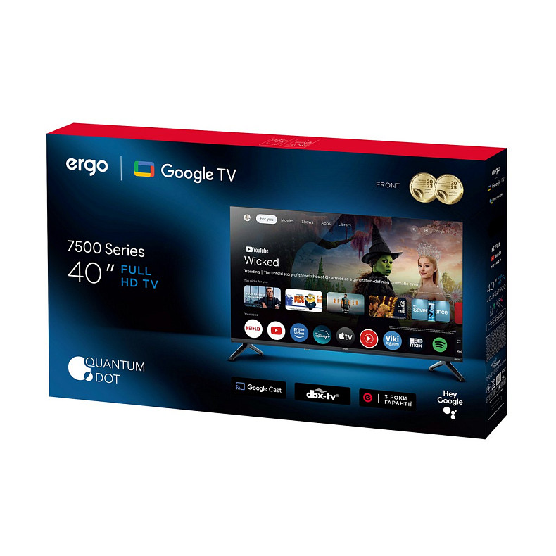 Телевізор ERGO 40JFQ7500