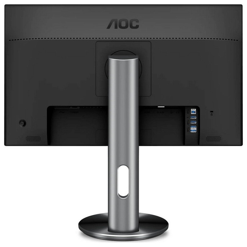 TFT 27" AOC Q2790PQE, IPS, QHD, D-SUB, HDMI, DP, USB, Pivot, чорний з срібн.