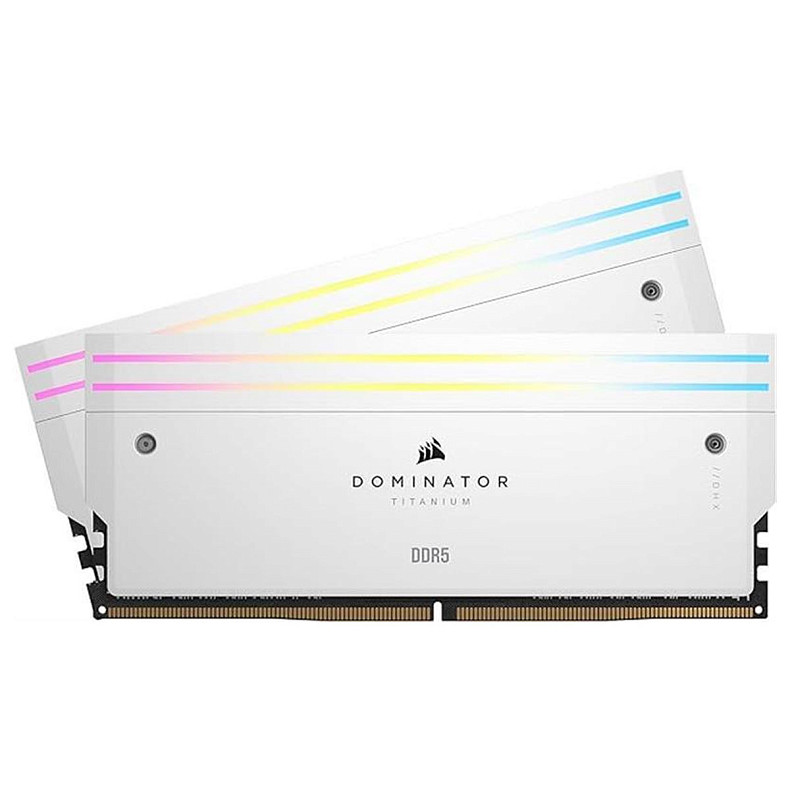 ОЗУ DDR5 2x16GB/6000 Corsair Dominator Titanium RGB White (CMP32GX5M2B6000C30W)