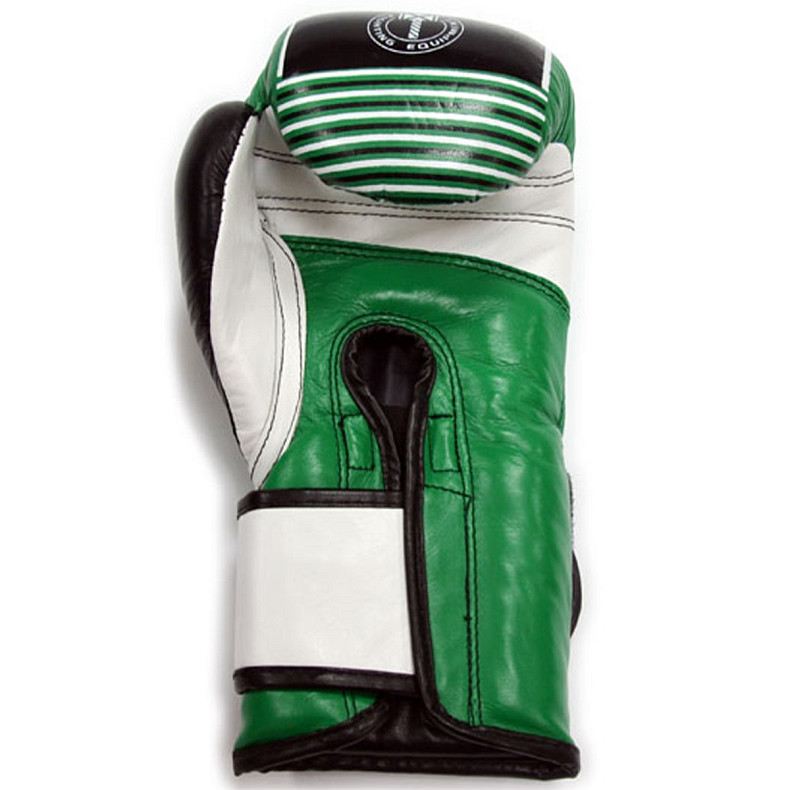 Перчатки боксерские THOR THUNDER 12oz /Кожа /зеленые