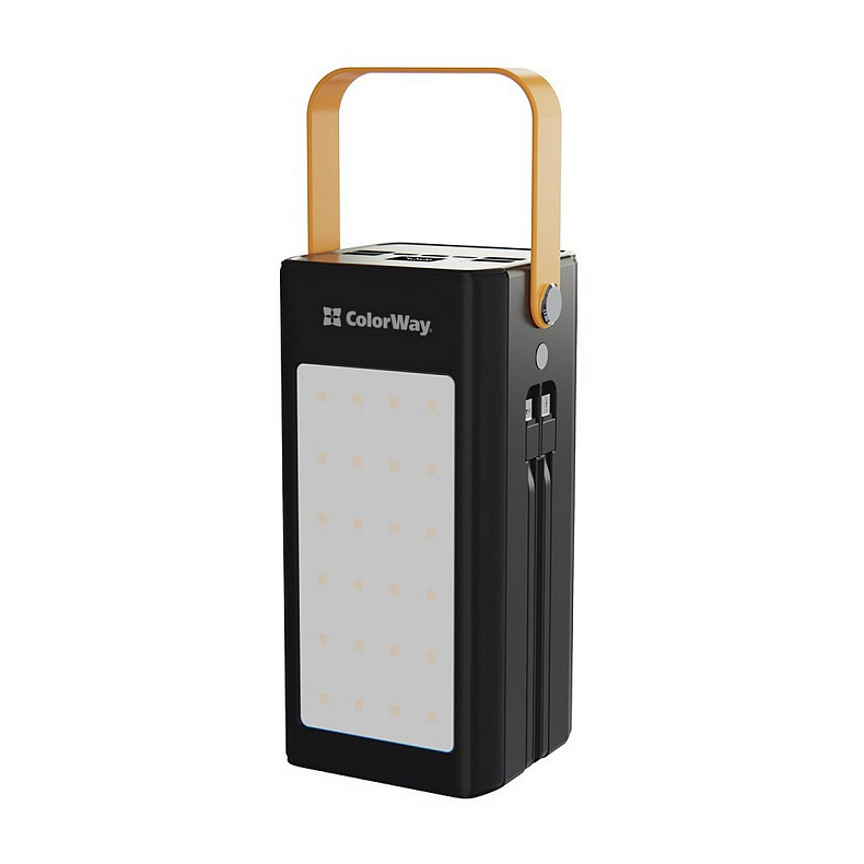 Универсальная мобильная батарея ColorWay LCD/Lamp 80000mAh Black (CW-PB800LPA8BK-PDD)