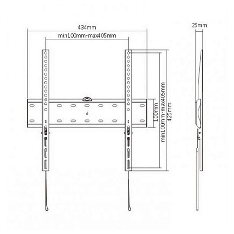 Кронштейн Gembird WM-55F-02 (VESA400х400)