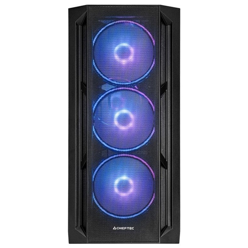 Корпус Chieftec Apex Lumo Black (GA-01B-L-OP) Без БП