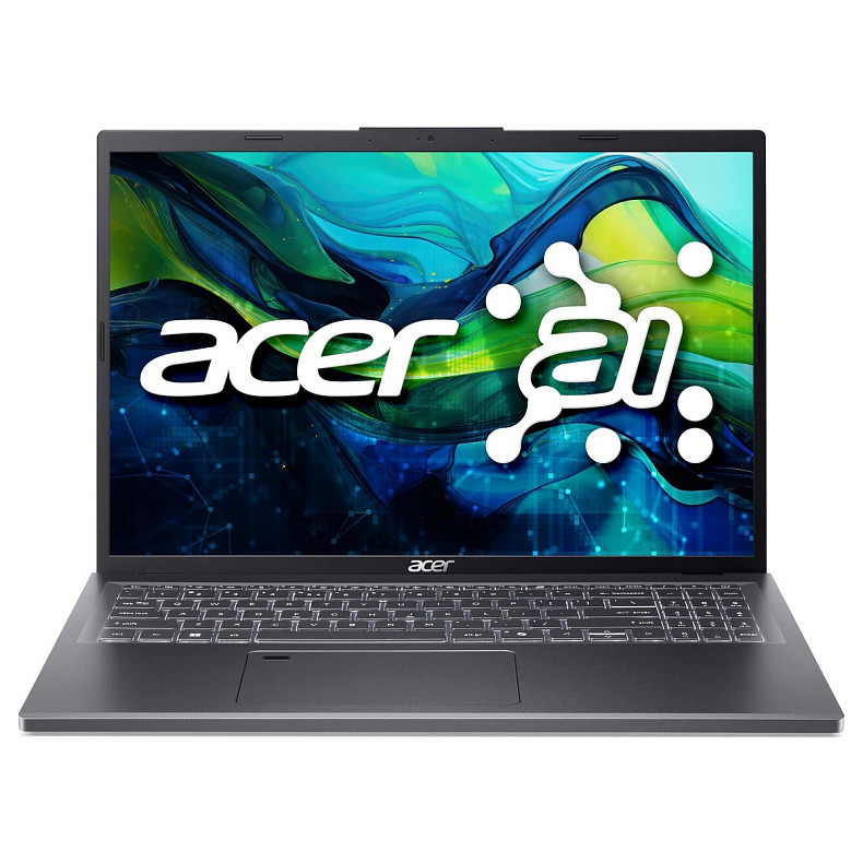 Ноутбук Acer Aspire 16 A16-71GM 16" WUXGA IPS, Intel U5-125H, 16GB, F512GB, NVD3050-6, Win11, серый