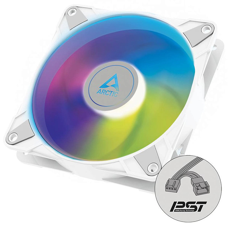 Вентилятор для корпуса Arctic 140MM P14 PWM PST A-RGB WHITE ACFAN00276A