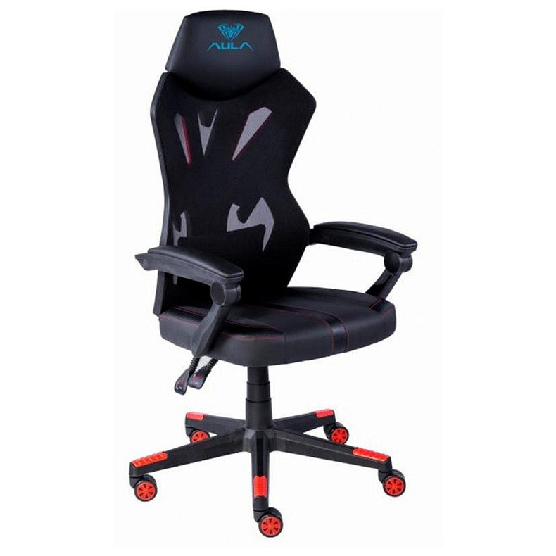 Кресло для геймеров Aula F010 Gaming Chair Black/Red (6948391286228)