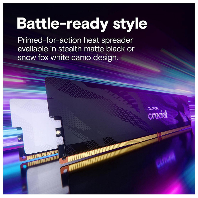 ОЗУ Crucial Pro DDR5 32GB/6400 Kit2 (CP2K16G64C32U5W)