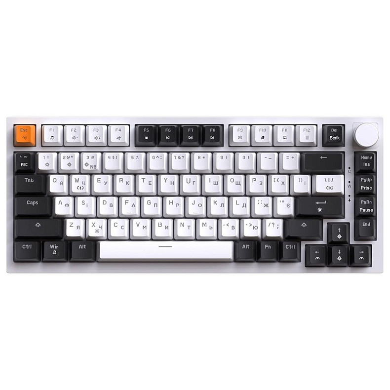 Клавіатура механічна GamePro MK160W (Red) з Hot-Swap RGB White