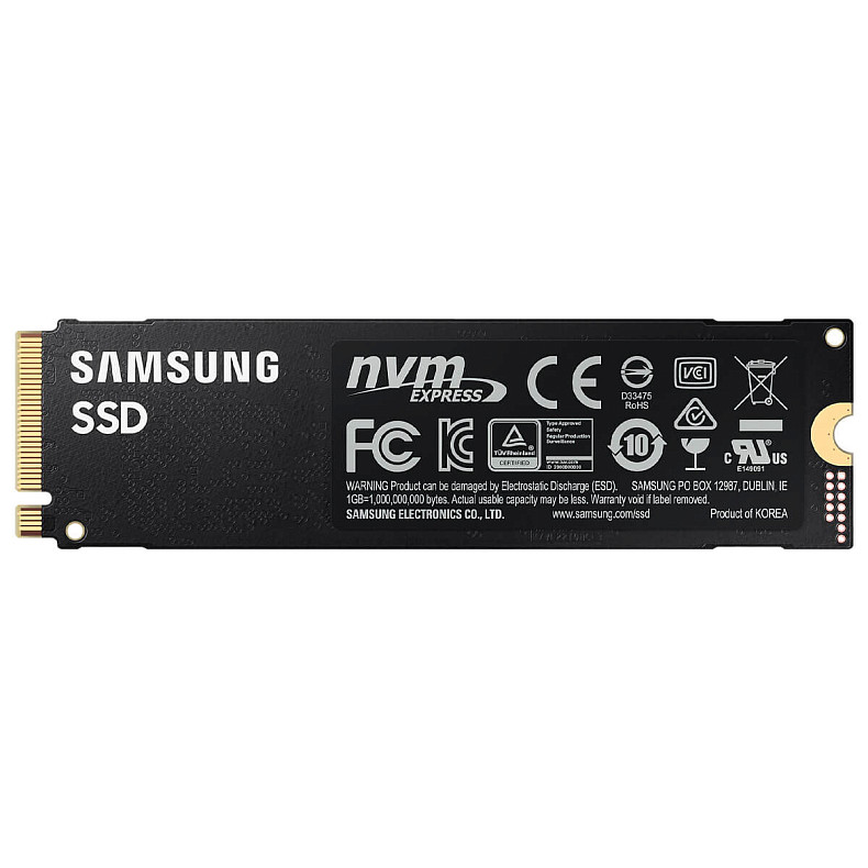 SSD диск Samsung 980 PRO 1ТB M.2 PCIe 4.0 x4 NVMe V-NAND MLC (MZ-V8P1T0BW)