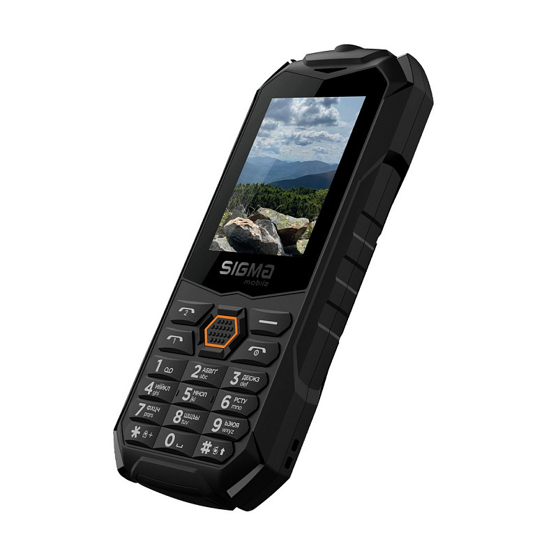Мобильный телефон Sigma mobile X-treme PV68 Dual Sim Black/Orange (4827798738221)
