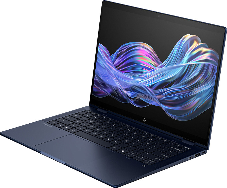 Ноутбук HP EliteBook X Flip G1i 14" 2.5K IPS Ts,400n/U5-228V (4.5)/32Gb/SSD1TB/ArcGr/Подсв/Pen/DOS/Синий