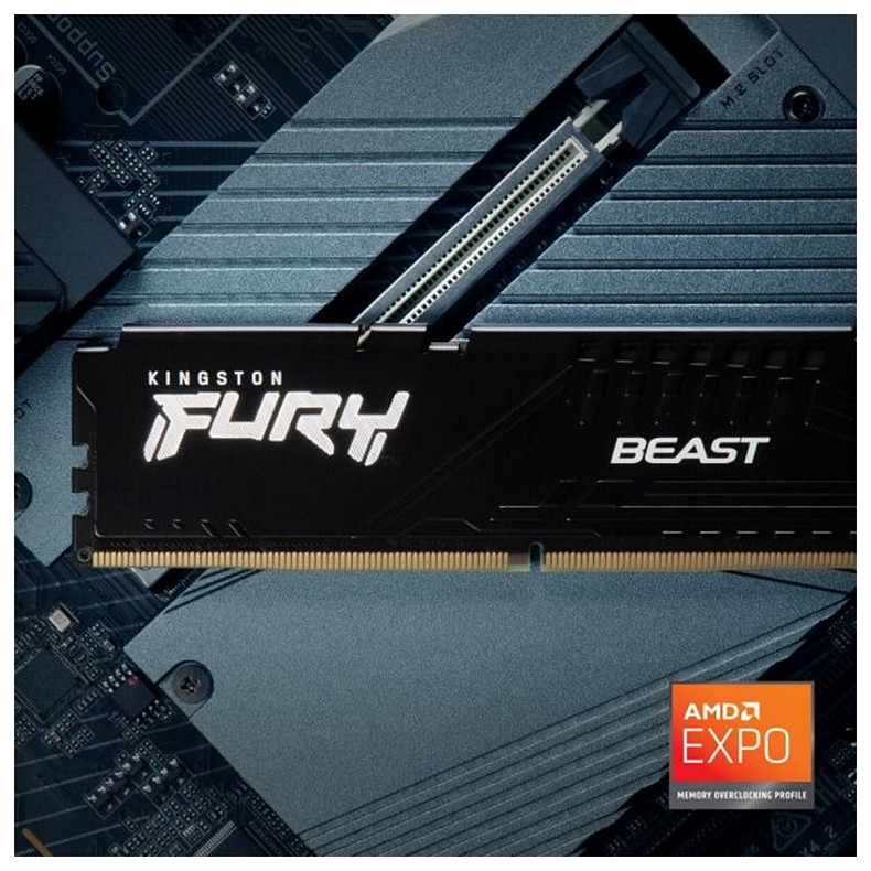 ОЗУ Kingston Fury Beast DDR5 2x32GB 5600MHz Black (KF556C36BBE2K2-64)