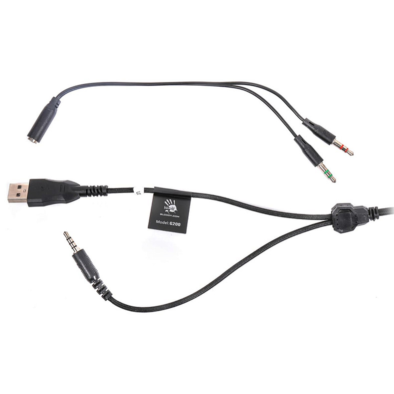 Игровая гарнитура Bloody G200Q Black/Red