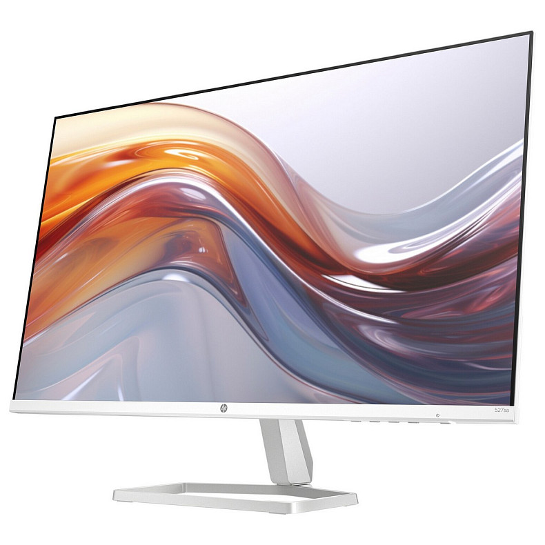 Монитор 27" HP S5 527SA, IPS, 100Hz, VGA, 2xHDMI, колонки, серебристый