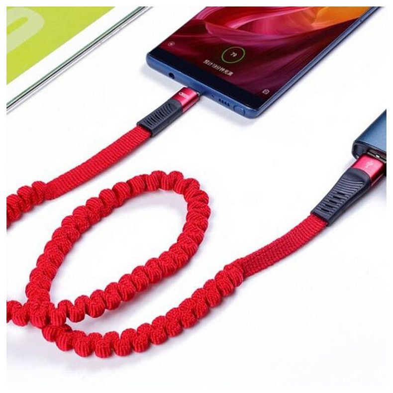 Кабель XO NB127 USB - USB Type-C (M/M), 1.2 м, Red (NB127-M-RD)