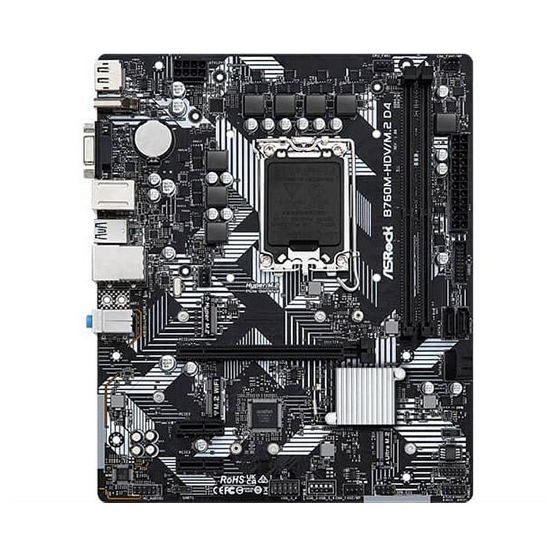 Материнська плата ASRock B760M-HDV/M.2 D4 Socket 1700