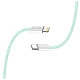 Кабель ColorWay Lightning + Type-C USB (M/M), 3.0 А, 1 м, Green (CW-CBPDCL061-G)