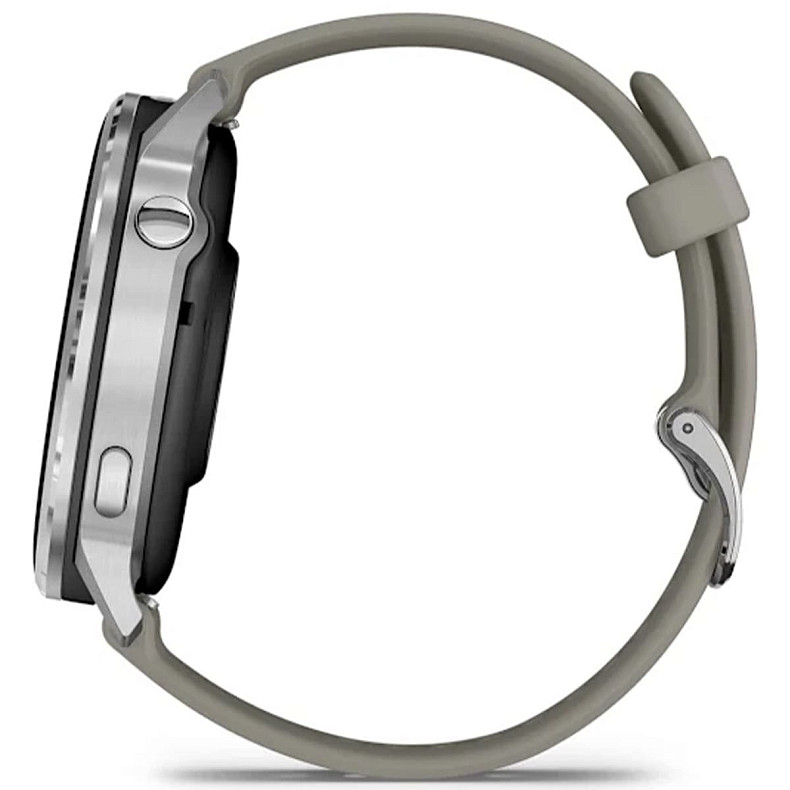 Смарт-часы GARMIN Venu 4 45 mm Silver with Silver Gray Silicone Band (010-03014-01)