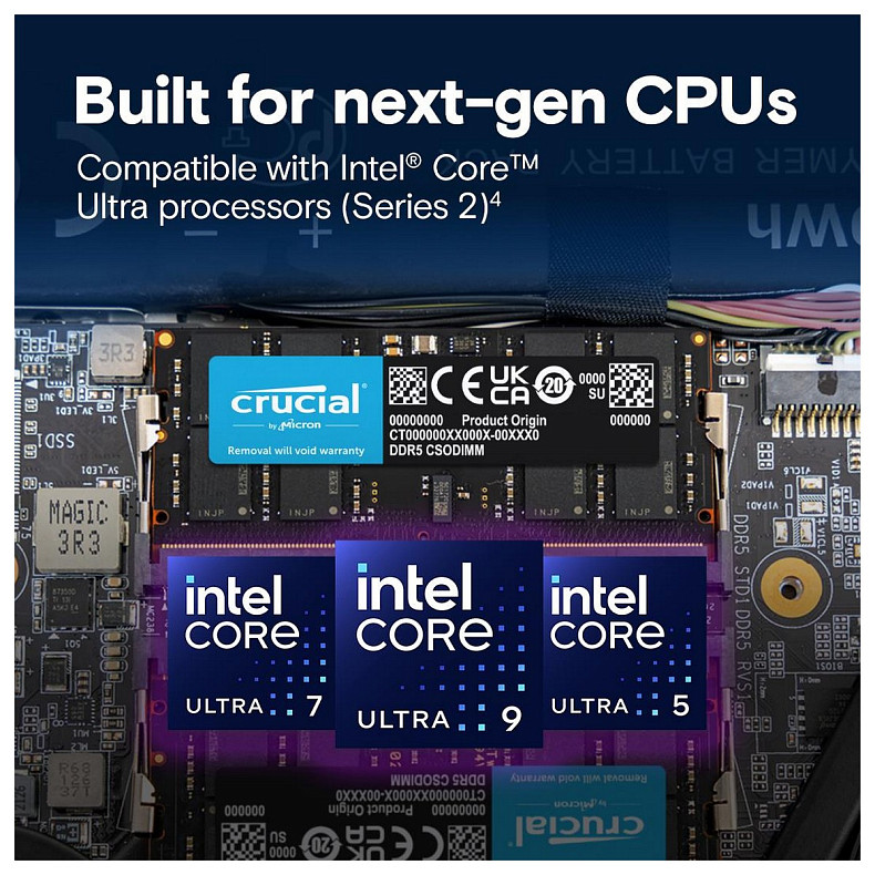 ОЗУ Crucial Pro DDR5 32GB/6400 (CT32G64C52CS5)