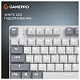 Клавіатура GamePro Genesis Metallic MK110W Outemu Red Swithes USB White