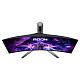 Монітор 34" AOC AG346UCD, QD-OLED, UWQHD, 175Гц, 0,03мс, вигнутий, HDMIx2, DP, USB-hub, HAS, чорно-сірий