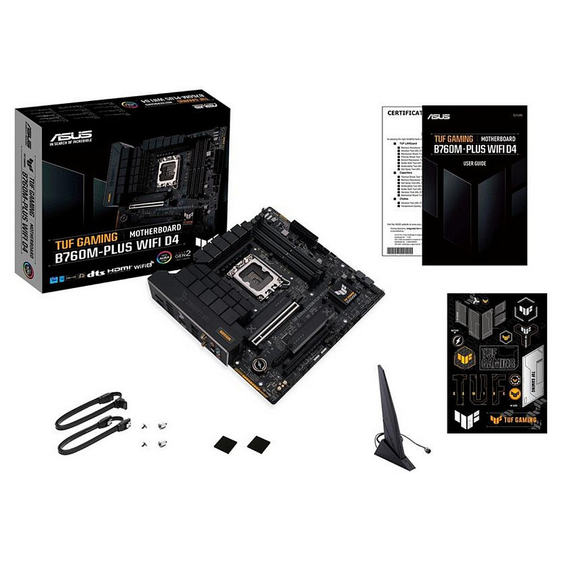 Материнская плата Asus TUF Gaming B760M-Plus WiFi D4 Socket 1700