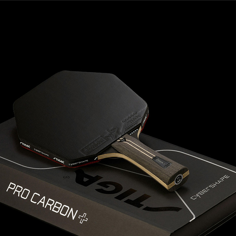 Ракетка для настольного тенниса Stiga Pro Carbon Plus Plus Cybershape 5 Star FL (1215-0401-35)