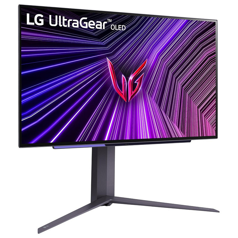 Монітор LG 27" 27GS95QE-B 2xHDMI, DP, USB, Audio, OLED, 2560x1440, 240Hz, 0.03ms, DCI-P3 98.5%, G-SY