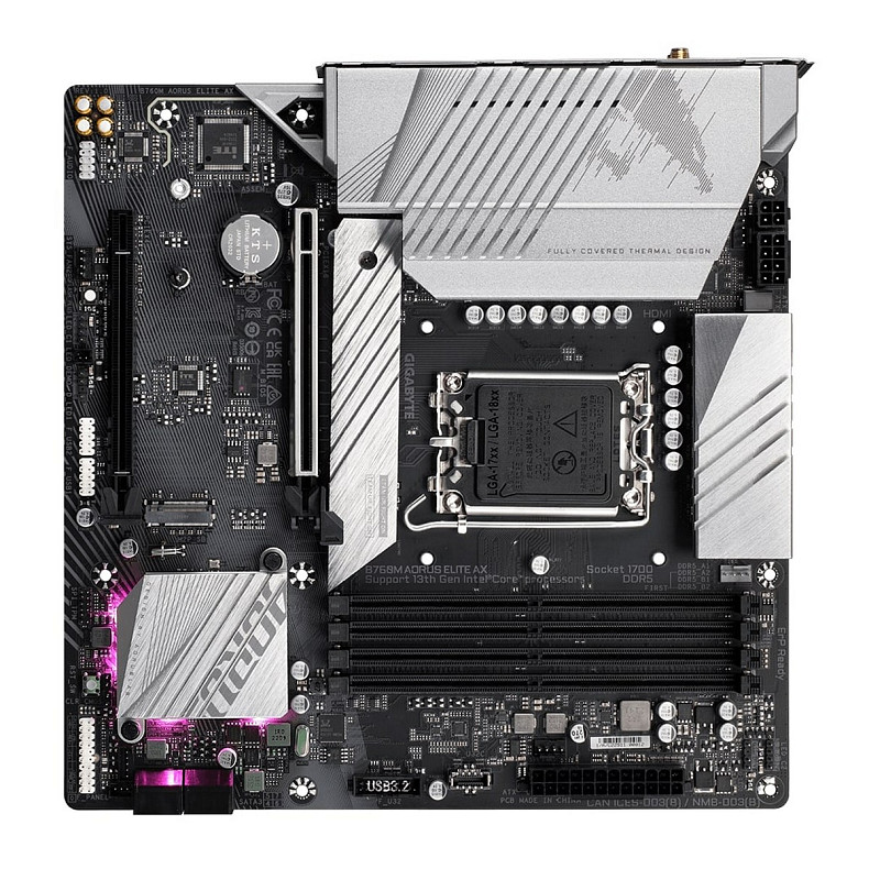 Материнская плата Gigabyte B760M Aorus Elite AX Socket 1700