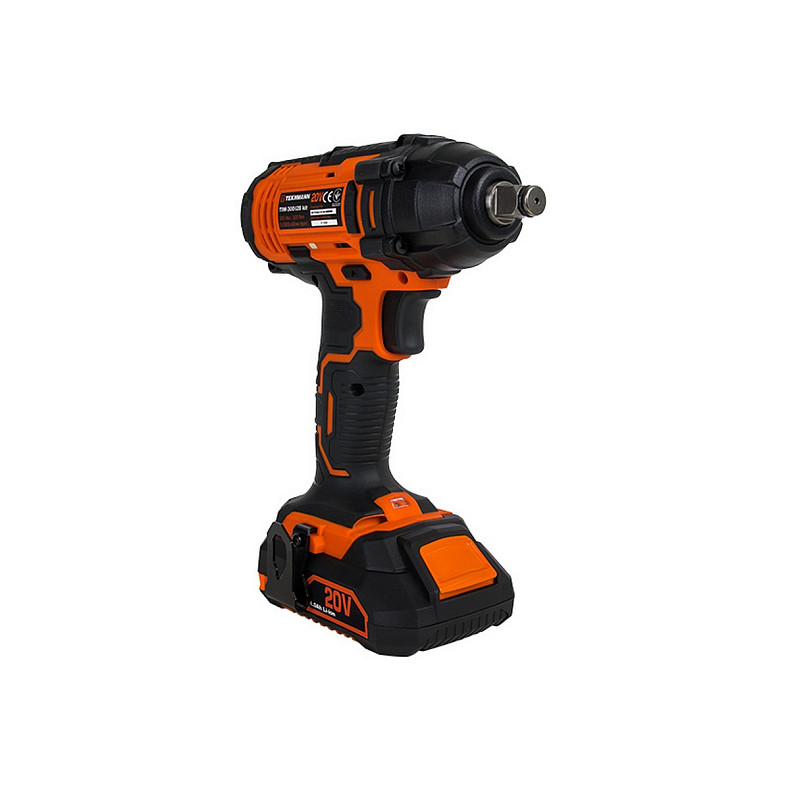 Гайковерт ударний акумуляторний Tekhmann TIW-300/i20 kit 20В АКБ 1x2А·год 300Нм 2800об·хв 1.2кг