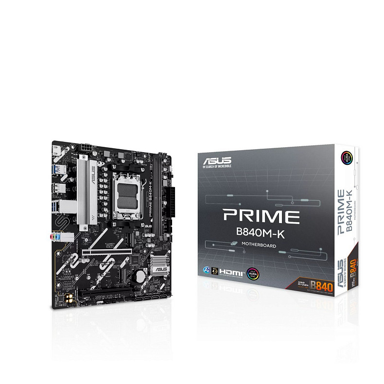 Материнcька плата ASUS PRIME B840M-K sAM5 B840 2xDDR5 M.2 HDMI mATX