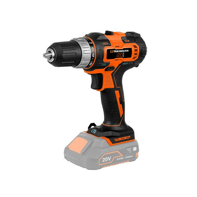 Шурупокрут-дриль акумуляторний Tekhmann TCD-35/i20 20В 35Нм 0-400·1400об·хв без АКБ та ЗП
