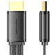 Кабель HDMI M - M, 2.0 м, V2.1, 8K 60Гц, плаский з обплетенням, Vention