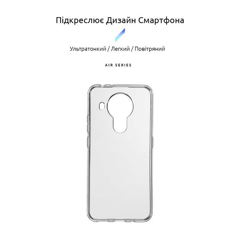 Чехол-накладка Armorstandart Air для Nokia 5.4 Transparent (ARM58360)