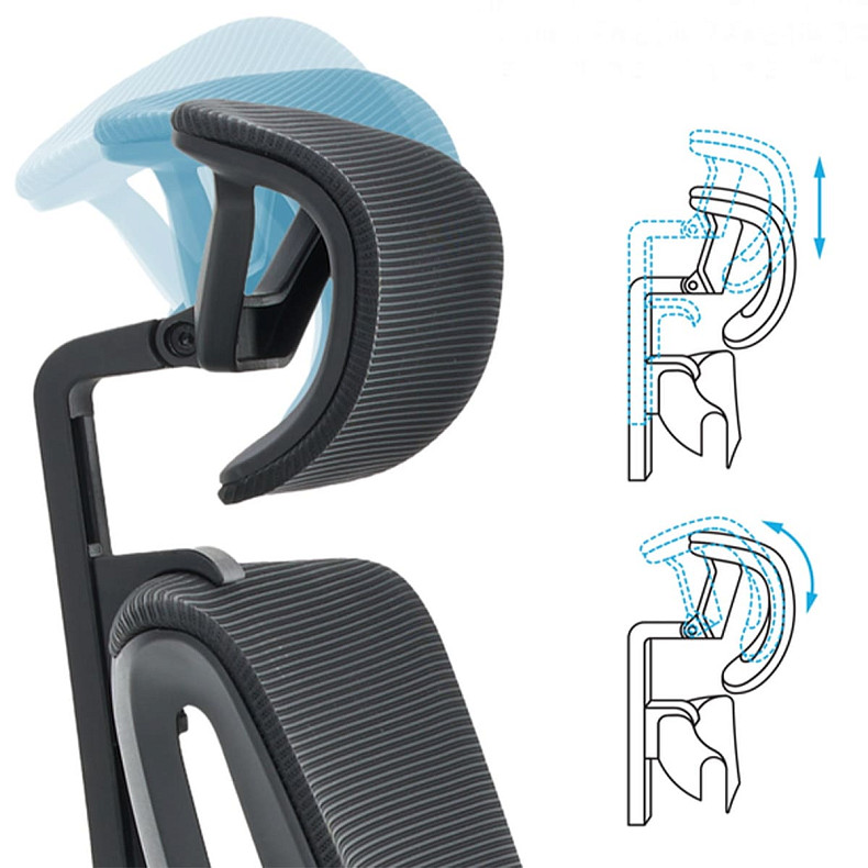 Крісло офісне OfficePro Harmony OC310-B-B-B