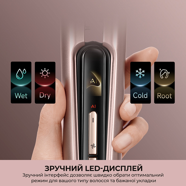 Фен-выпрямитель Dreame Aero Straight Pro Rosy Purple AMS02A-RP