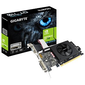 Видеокарта GIGABYTE GeForce GT 710 2GB GDDR5 low profile (GV-N710D5-2GIL)