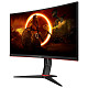 Монитор 27" AOC C27G2Z3/BK, VA, 280Гц, 0,5ms, изогнутый, HDMIx2, DP, HAS, черный с красным