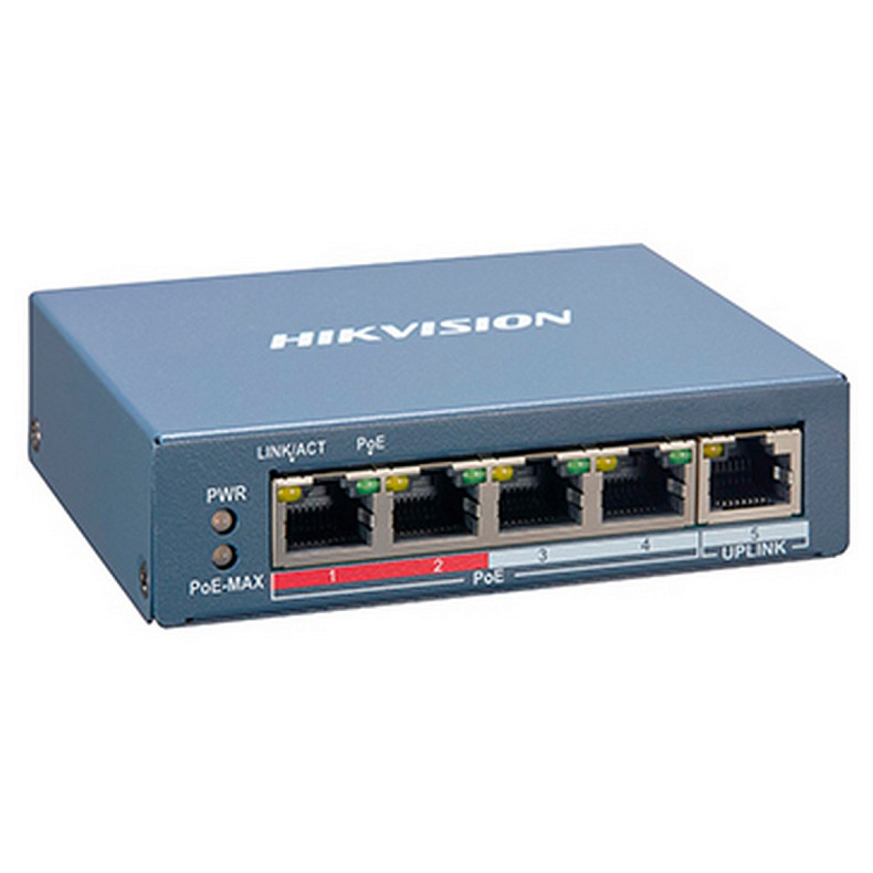 Коммутатор Hikvision DS-3E1105P-EI