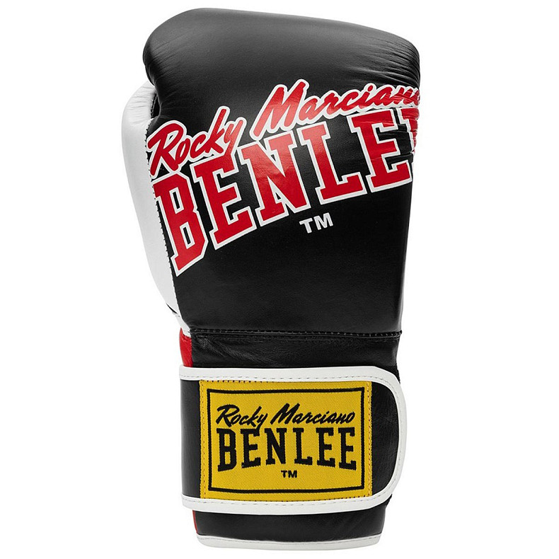 Рукавички боксерські Benlee BANG LOOP 14oz/Шкіра/Чорно-червоні