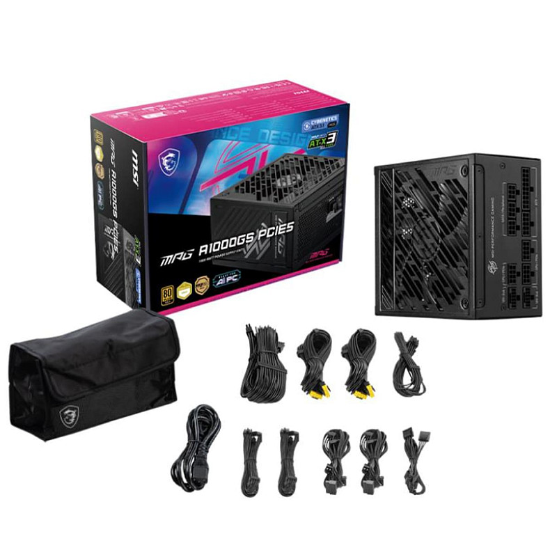 Блок питания MSI MPG A1000GS PCIE5 1000W